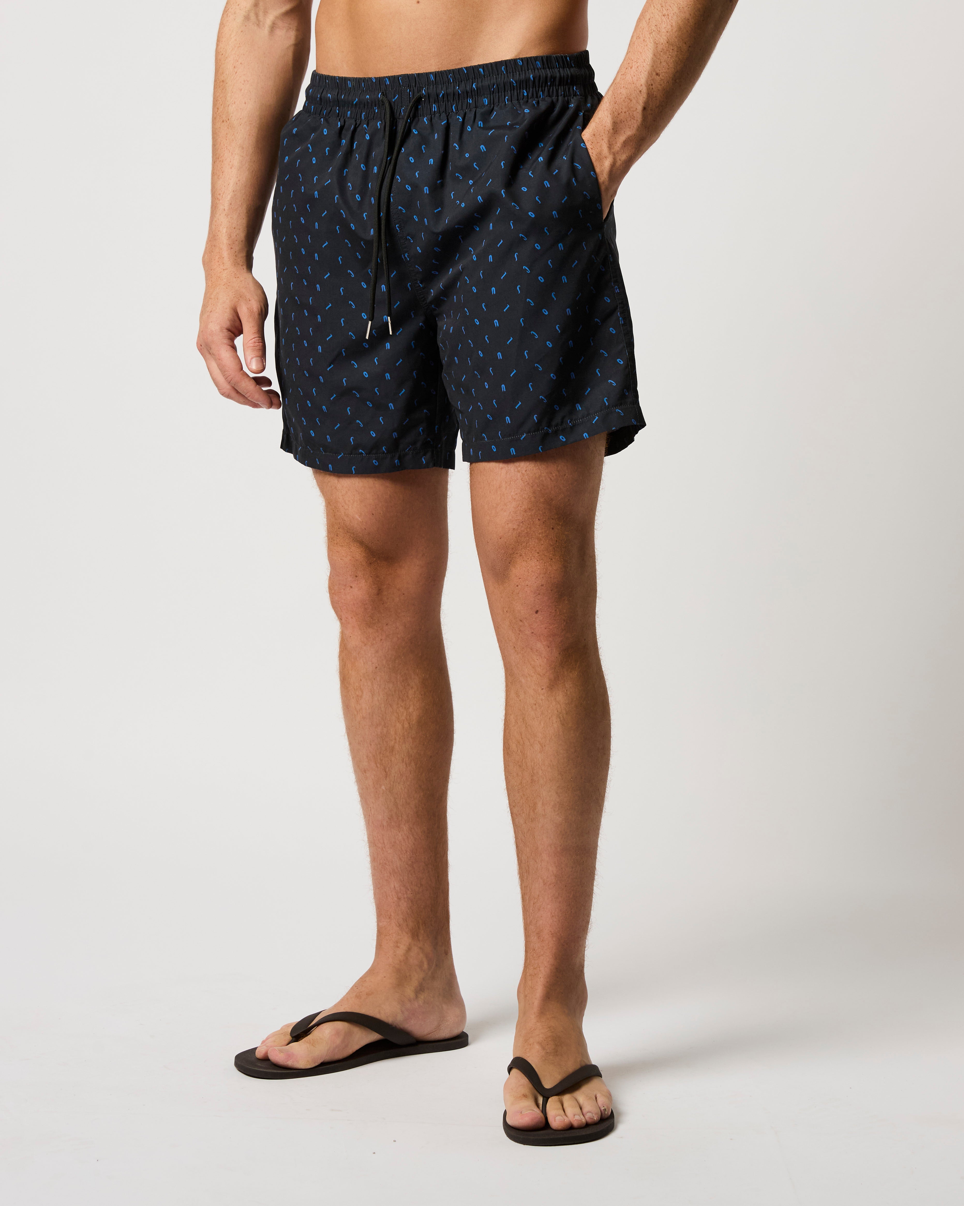 Coszus Blueprint Blue Swim Shorts